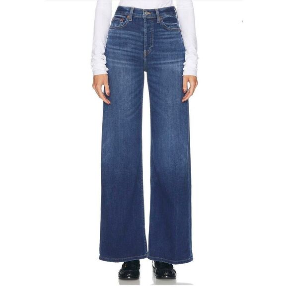 Re/Done Denim - RE/DONE 70s Ultra High Rise Wide Leg Jeans Size 29